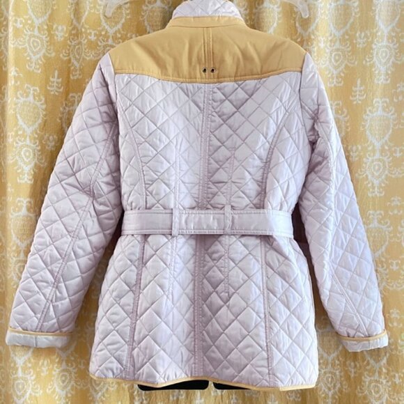 Y2K Esprit Quilted Jacket M Color Block Puffer Packable Ski Resort Cruise - Picture 6 of 12